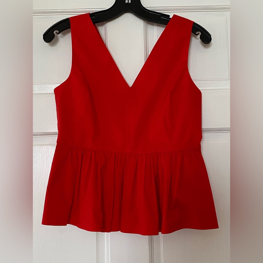 Summer fun red top from jcrew